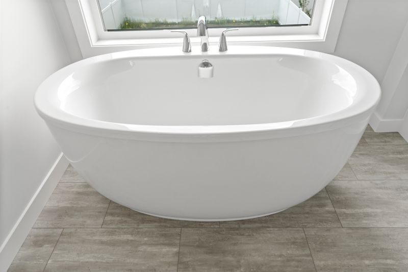 Oval Drop-in Bathtub